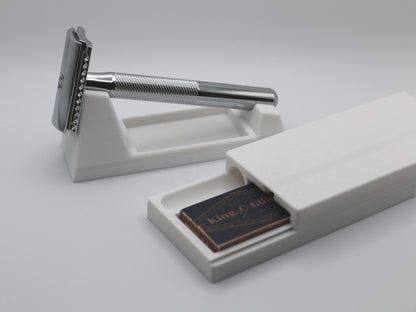 King C. Gillette Safety Razor Travel Case Storage Box